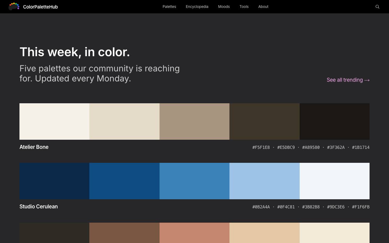 Color Palette Hub 截图 2