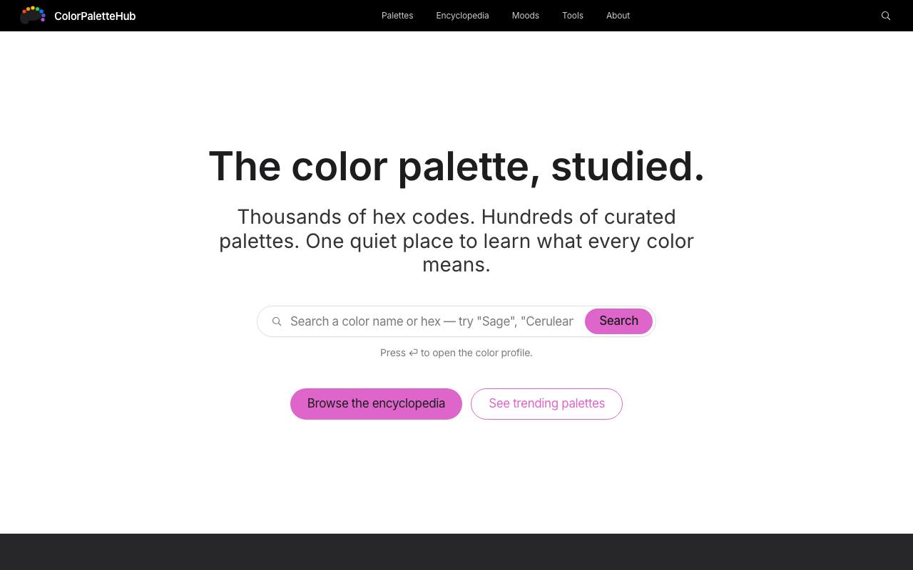Color Palette Hub 截图 1