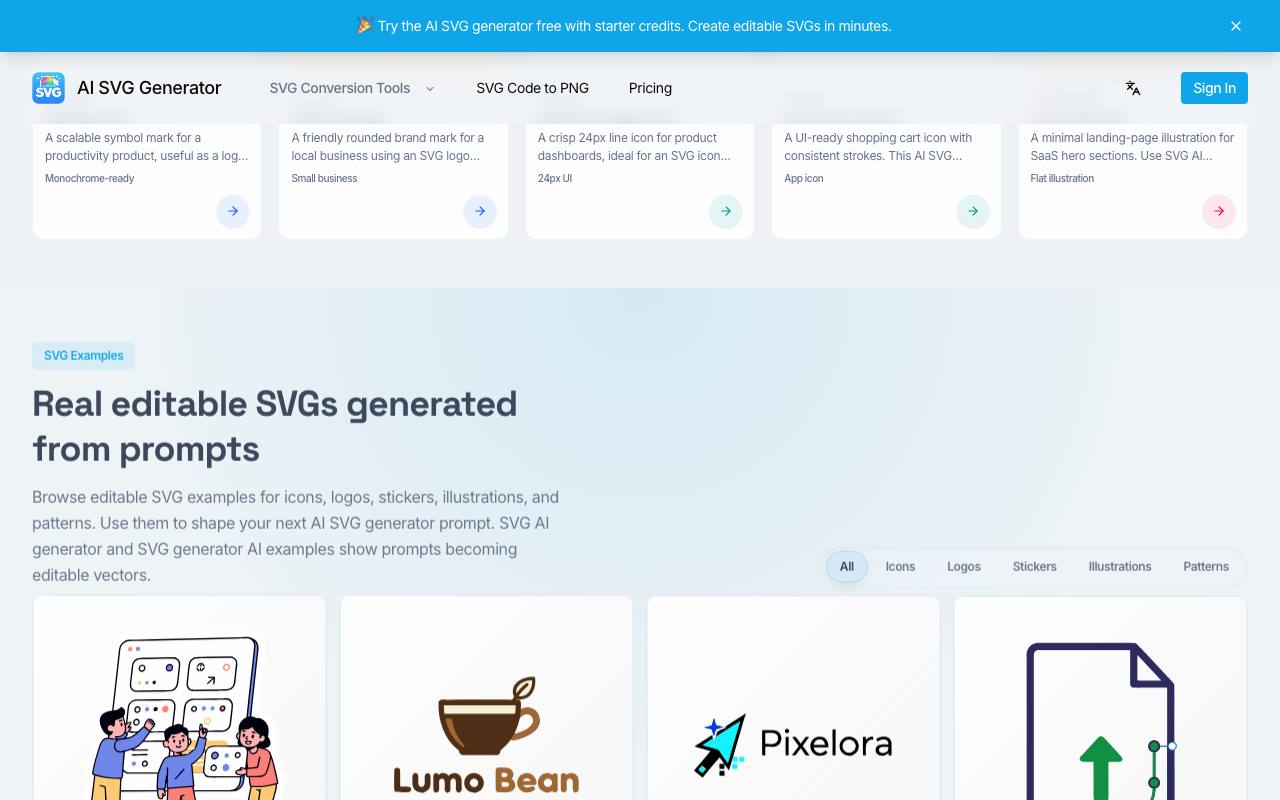 AI SVG Generator 截图 3