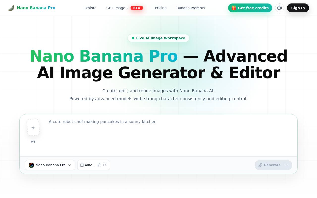 Nano Banana Pro 截图 1