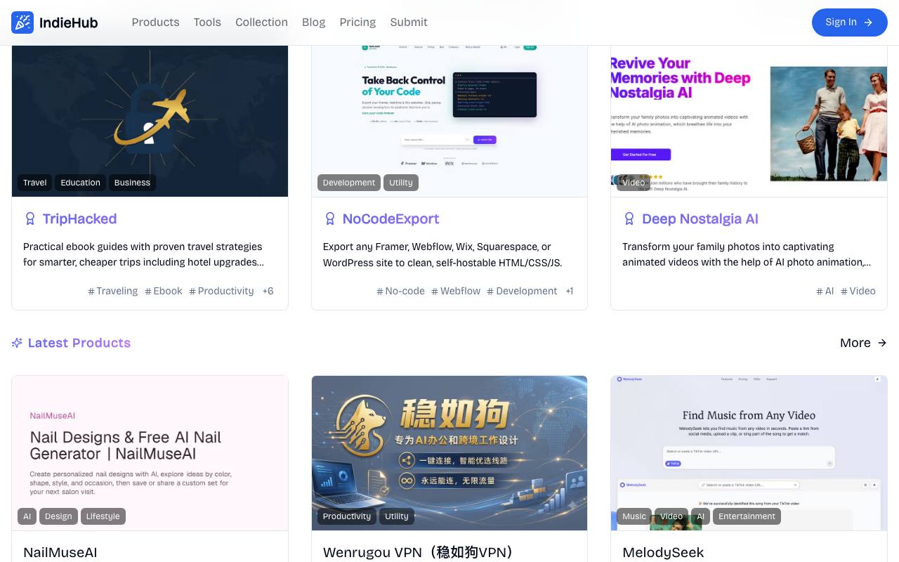 IndieHub 截图 2