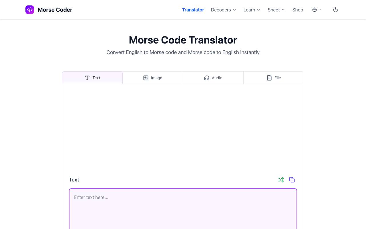 Morse Coder 截图 1