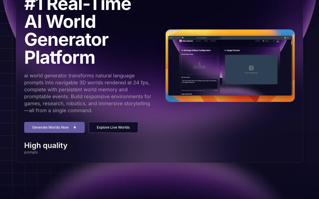 ai world generator 截图 3