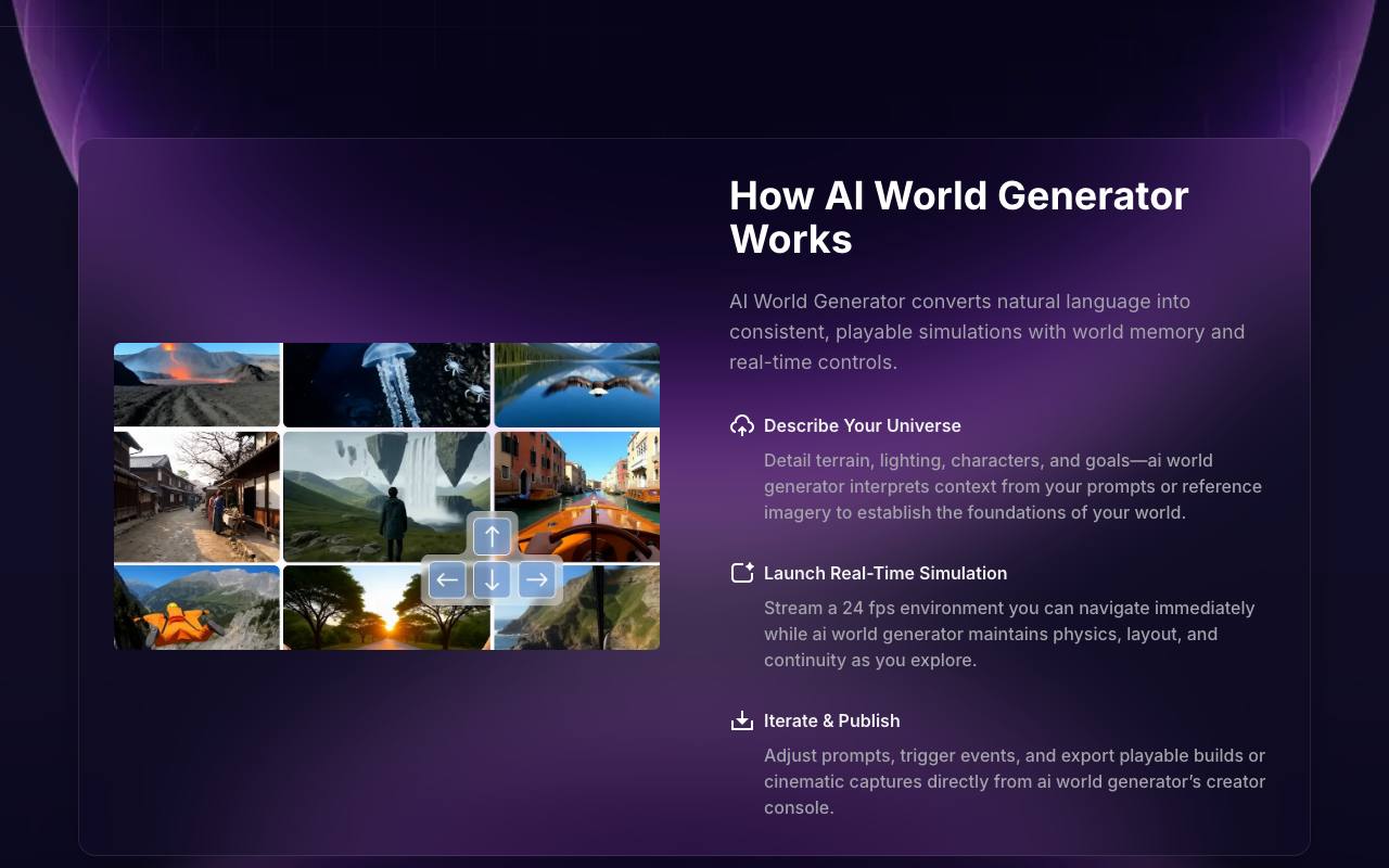 ai world generator 截图 4