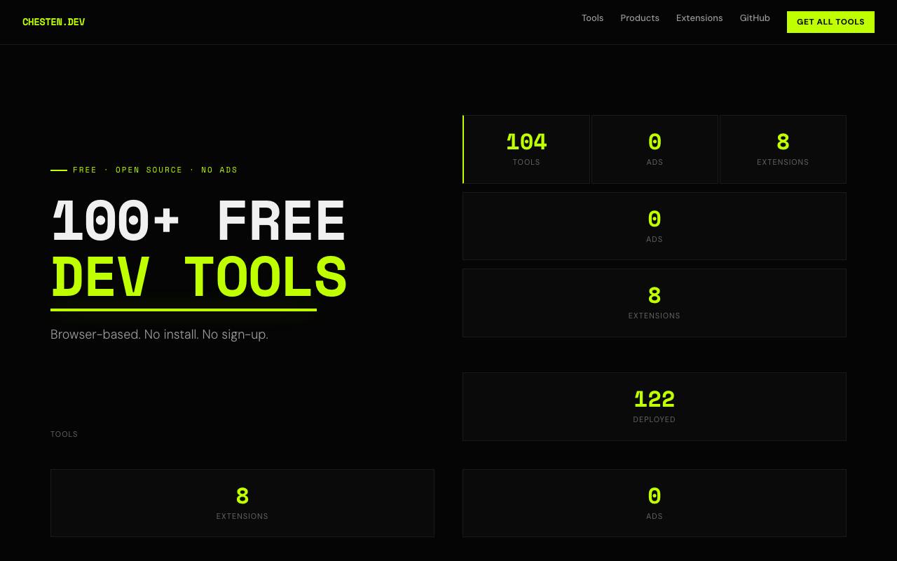 Developer Tools Hub 截图 1