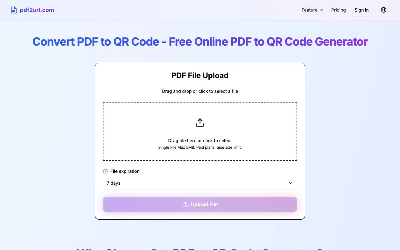 PDF 转 QR Code 截图 1