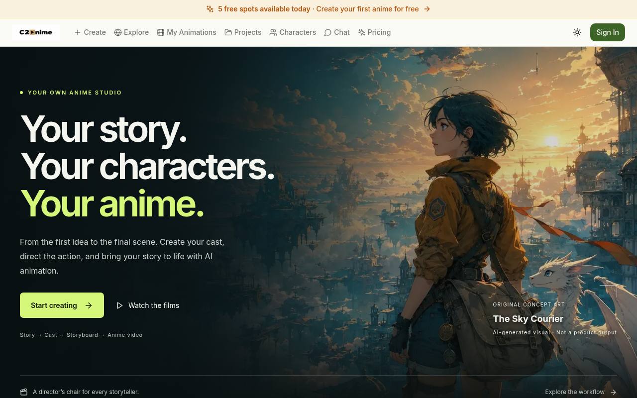 C2Anime 截图 1