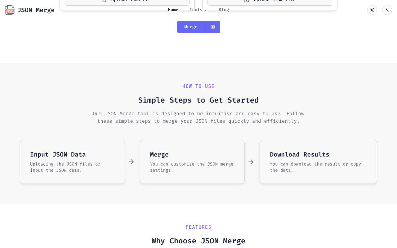 JSON Merge 截图 2