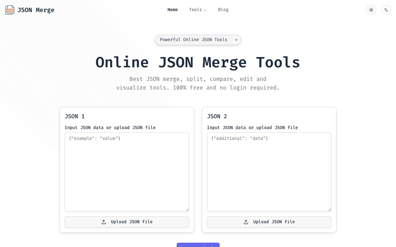 JSON Merge 截图 1