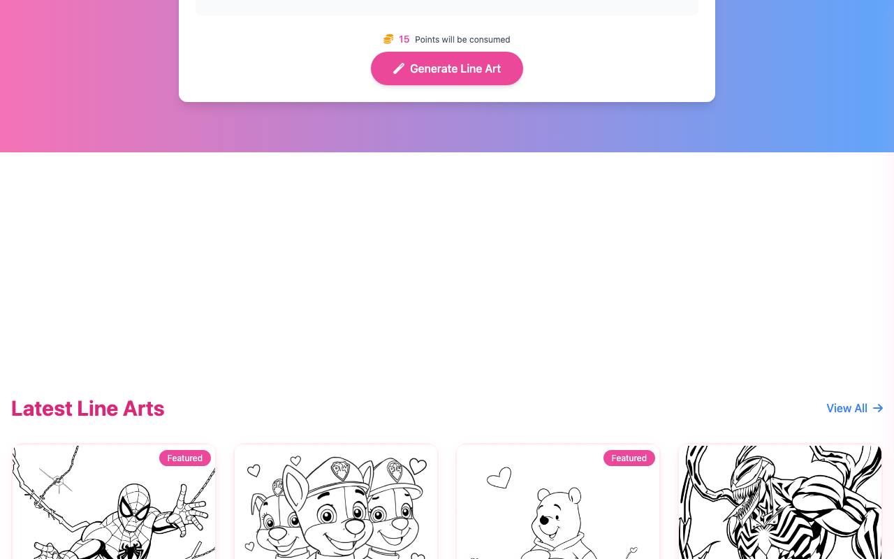 AI Line Art Generator 截图 2
