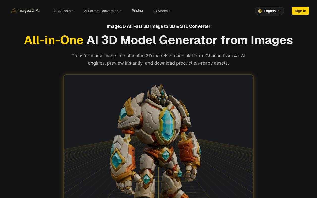 Image3D AI 截图 1
