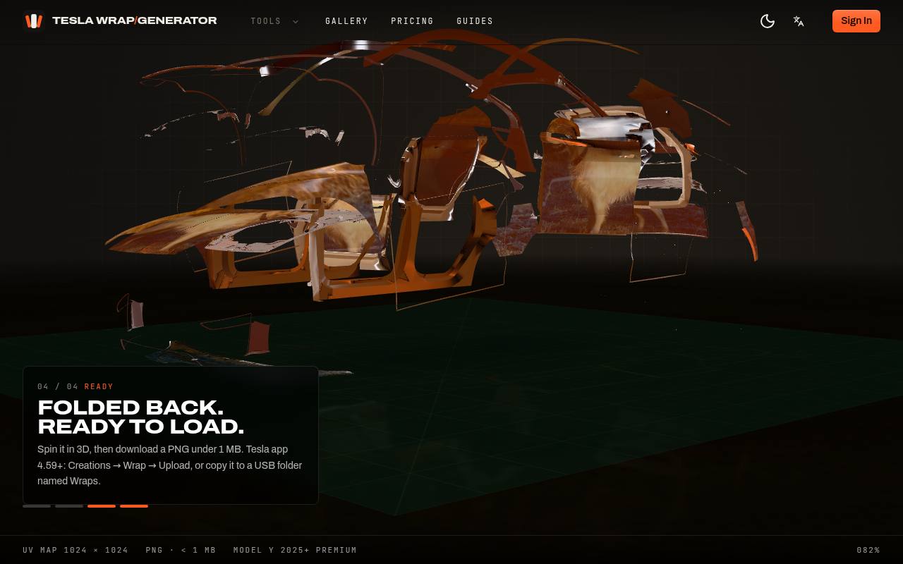 Tesla Wrap Generator 截图 4