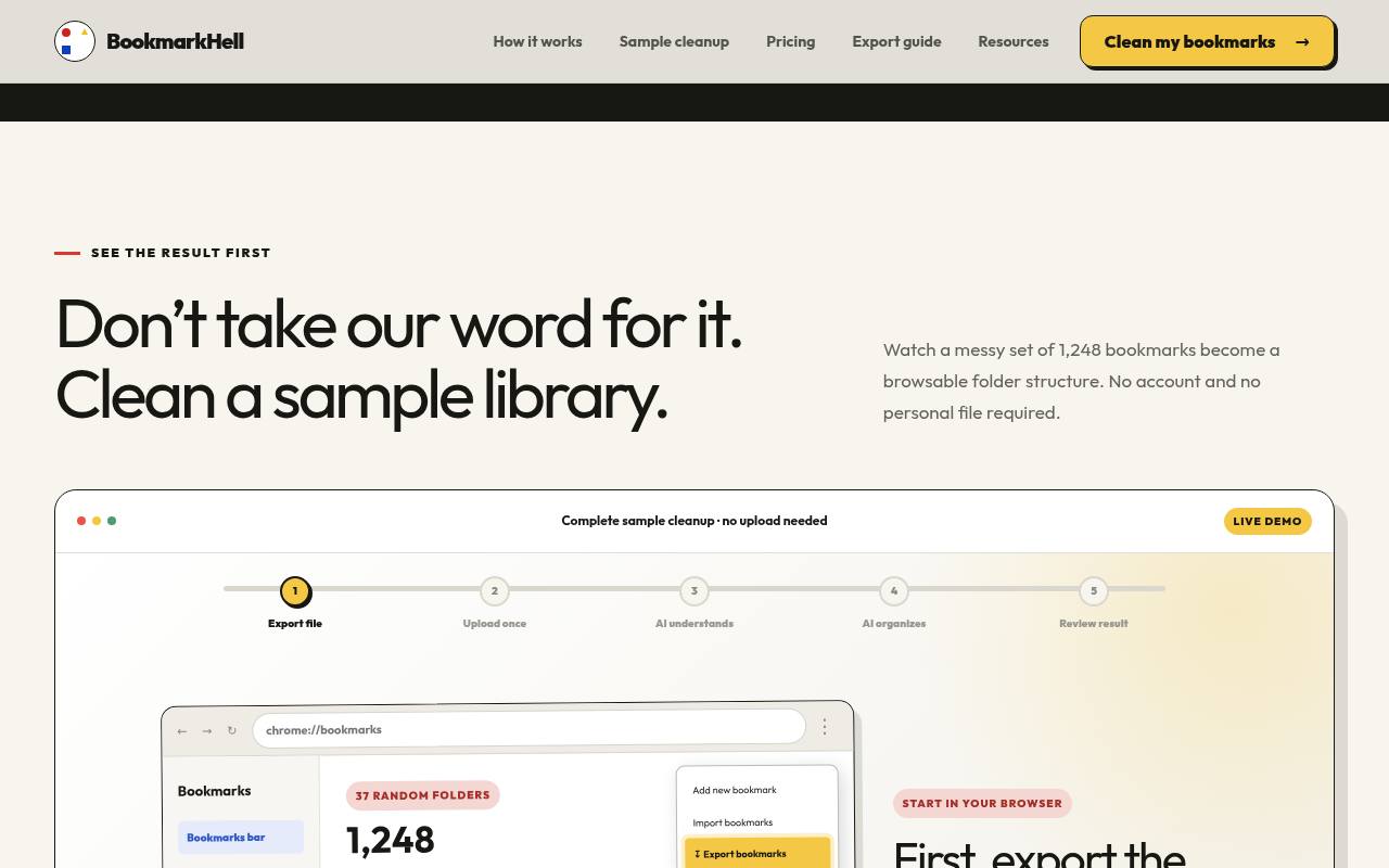 BookmarkHell 截图 3