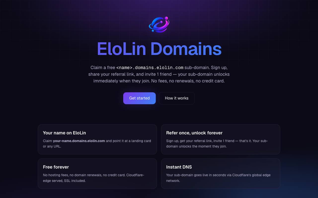 EloLin Domains 截图 1