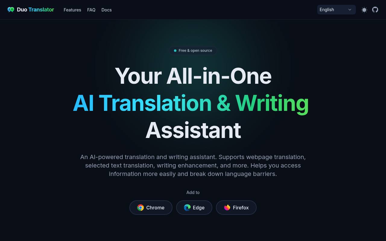 Duo Translator 截图 1