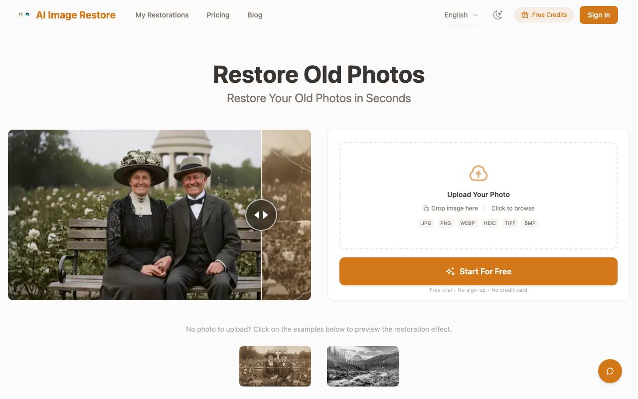 PhotoRestore.ai 截图 1