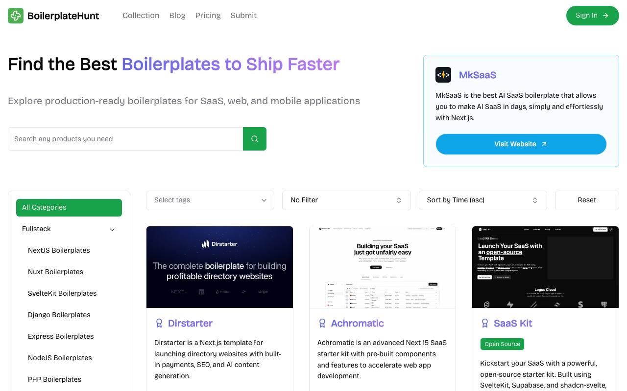 BoilerplateHunt 截图 1