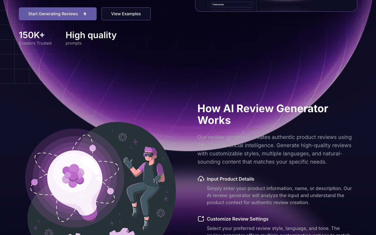 ai review generator 截图 3