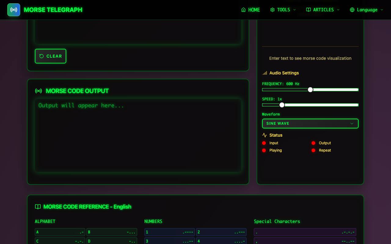 morse code translator 截图 2