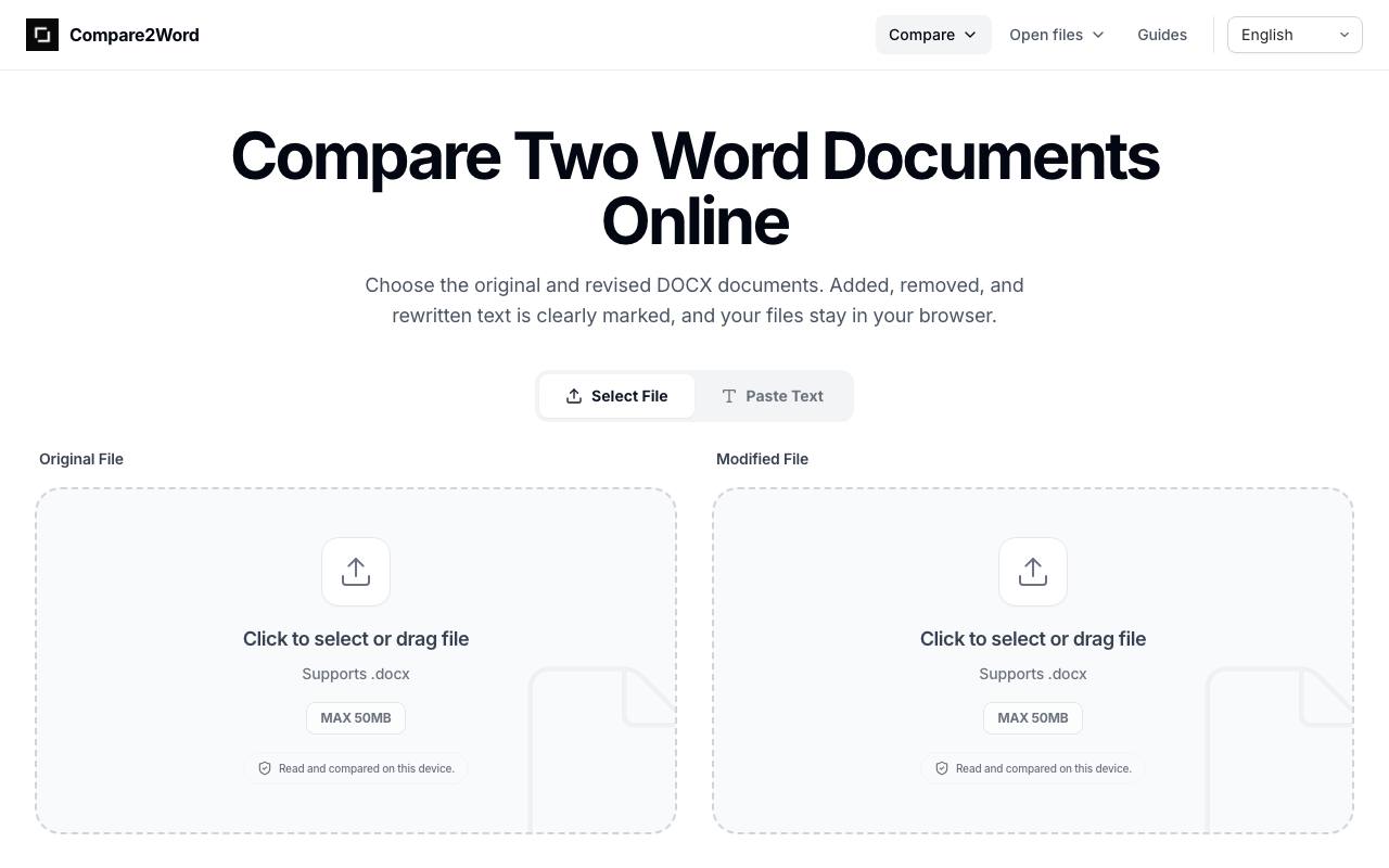 Compare Two Word 截图 1