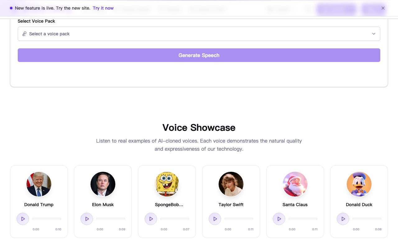 AI Voice Cloning 截图 2