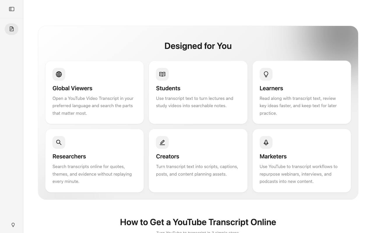 AI YouTube Transcript 截图 2
