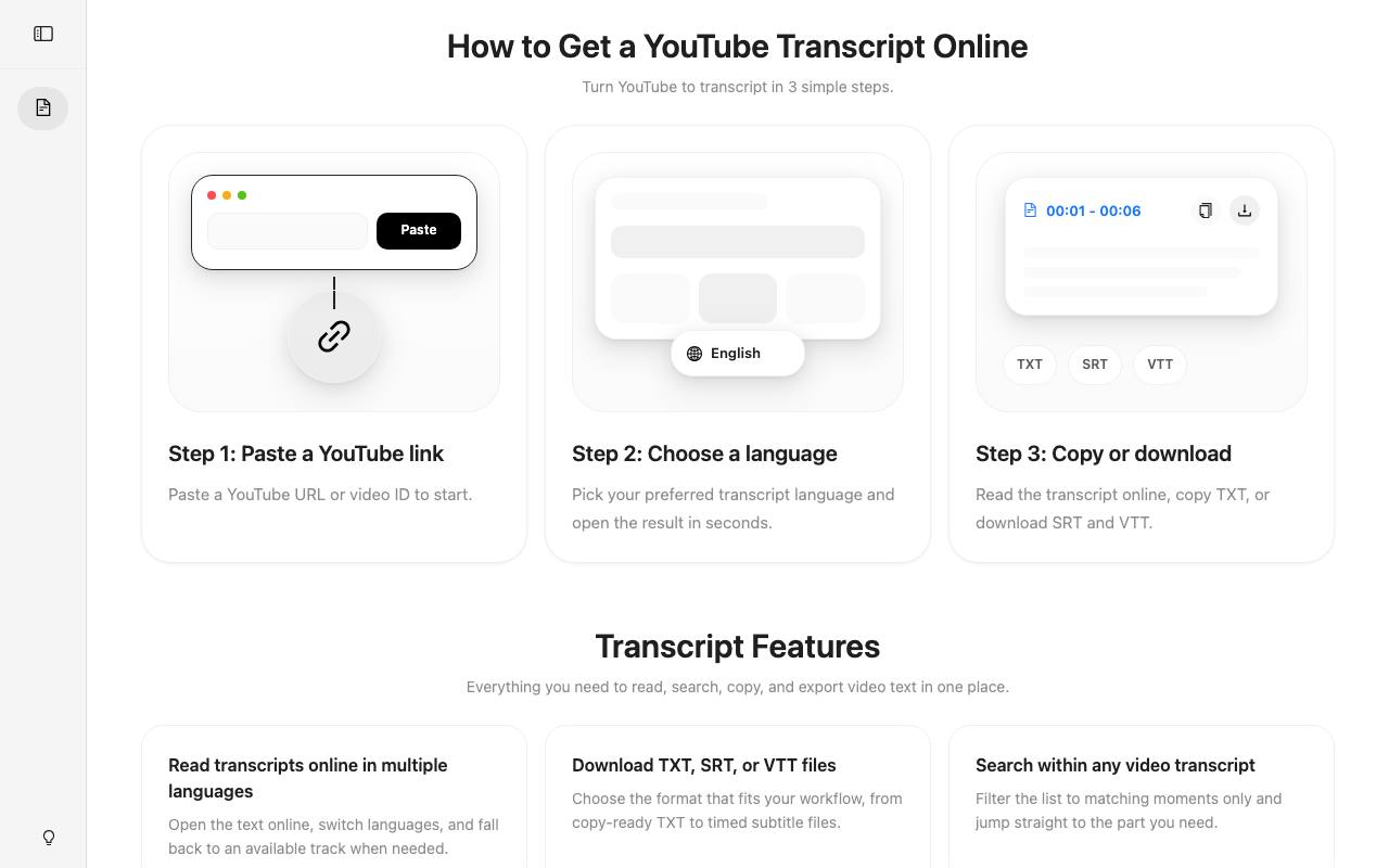 AI YouTube Transcript 截图 3