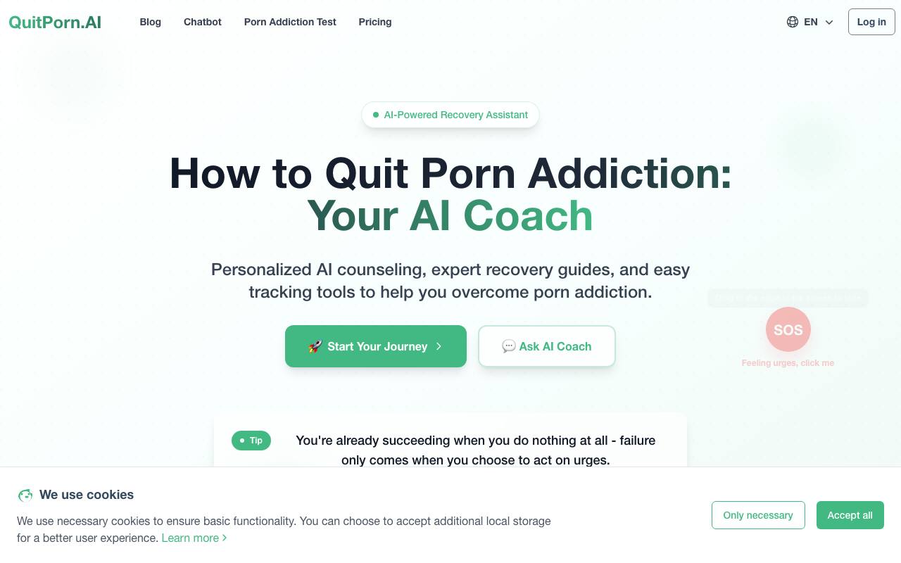 Quit Porn AI 截图 1