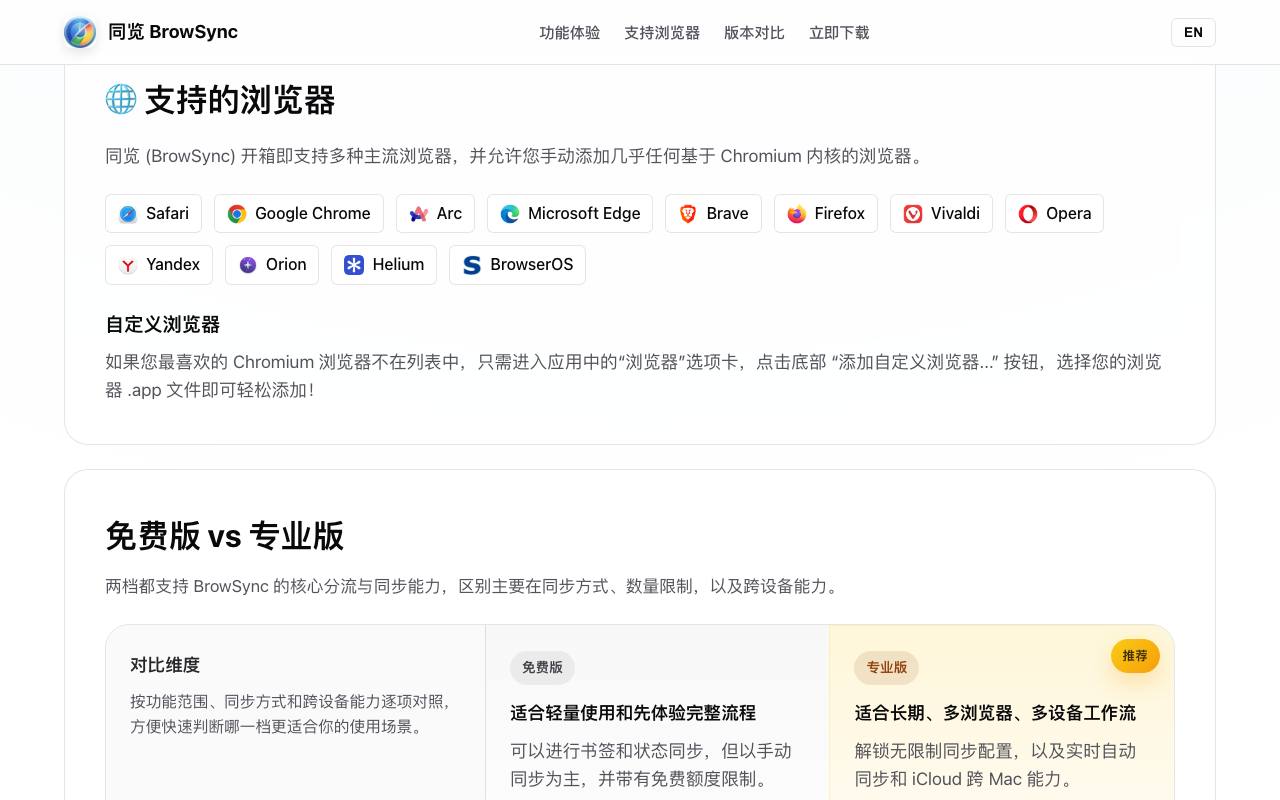BrowSync 截图 3