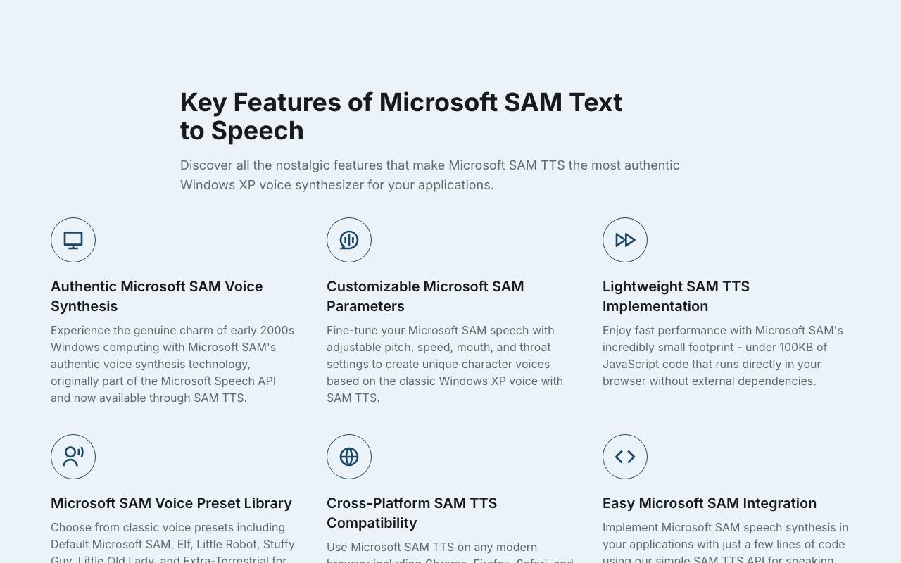 SAM TTS 截图 4
