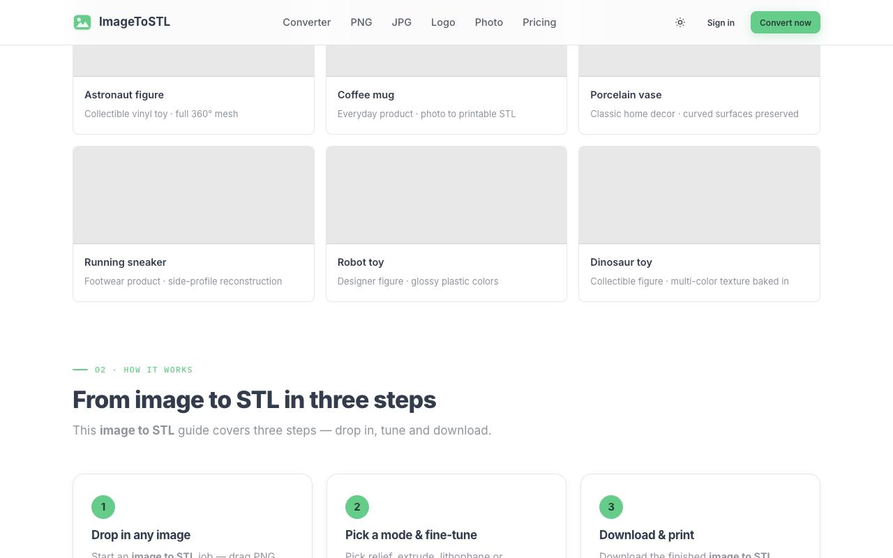 ImageToSTL.online 截图 4