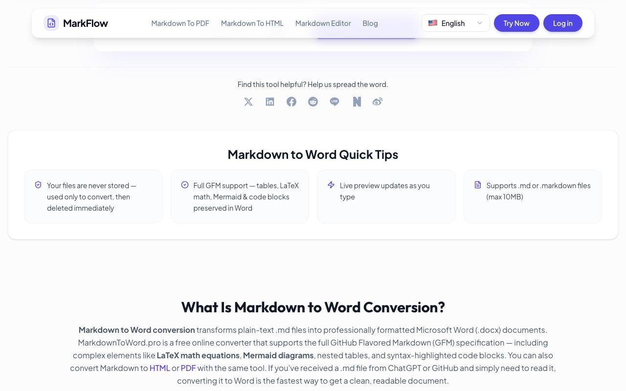 MarkdownToWord.pro 截图 3