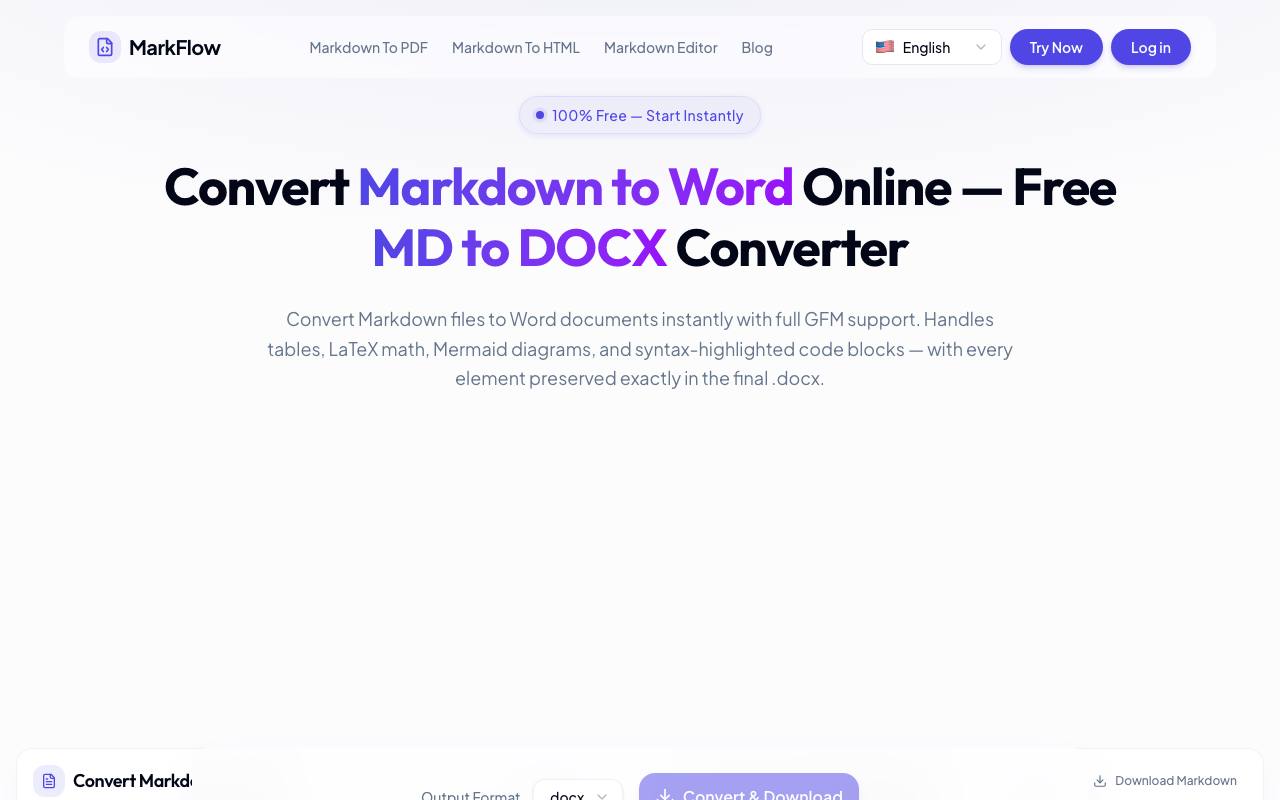 MarkdownToWord.pro 截图 1