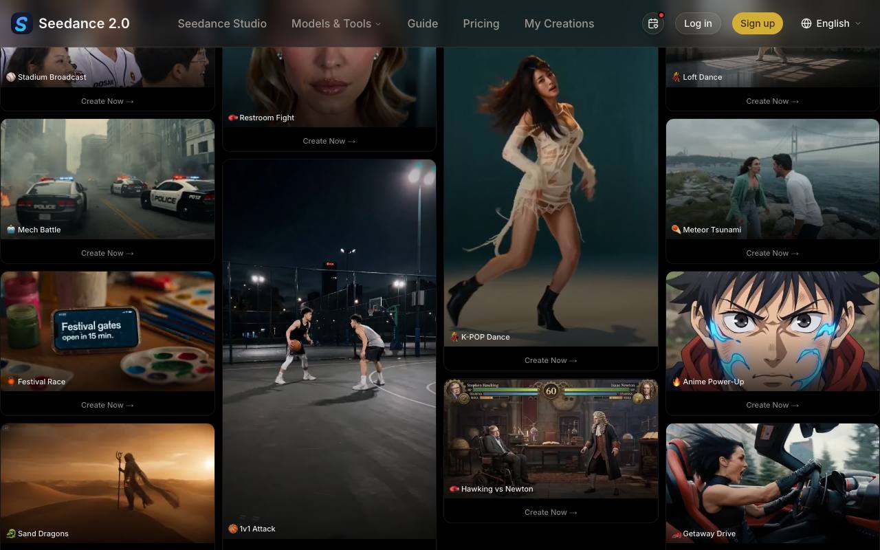 Seadance 2.0 AI 截图 2
