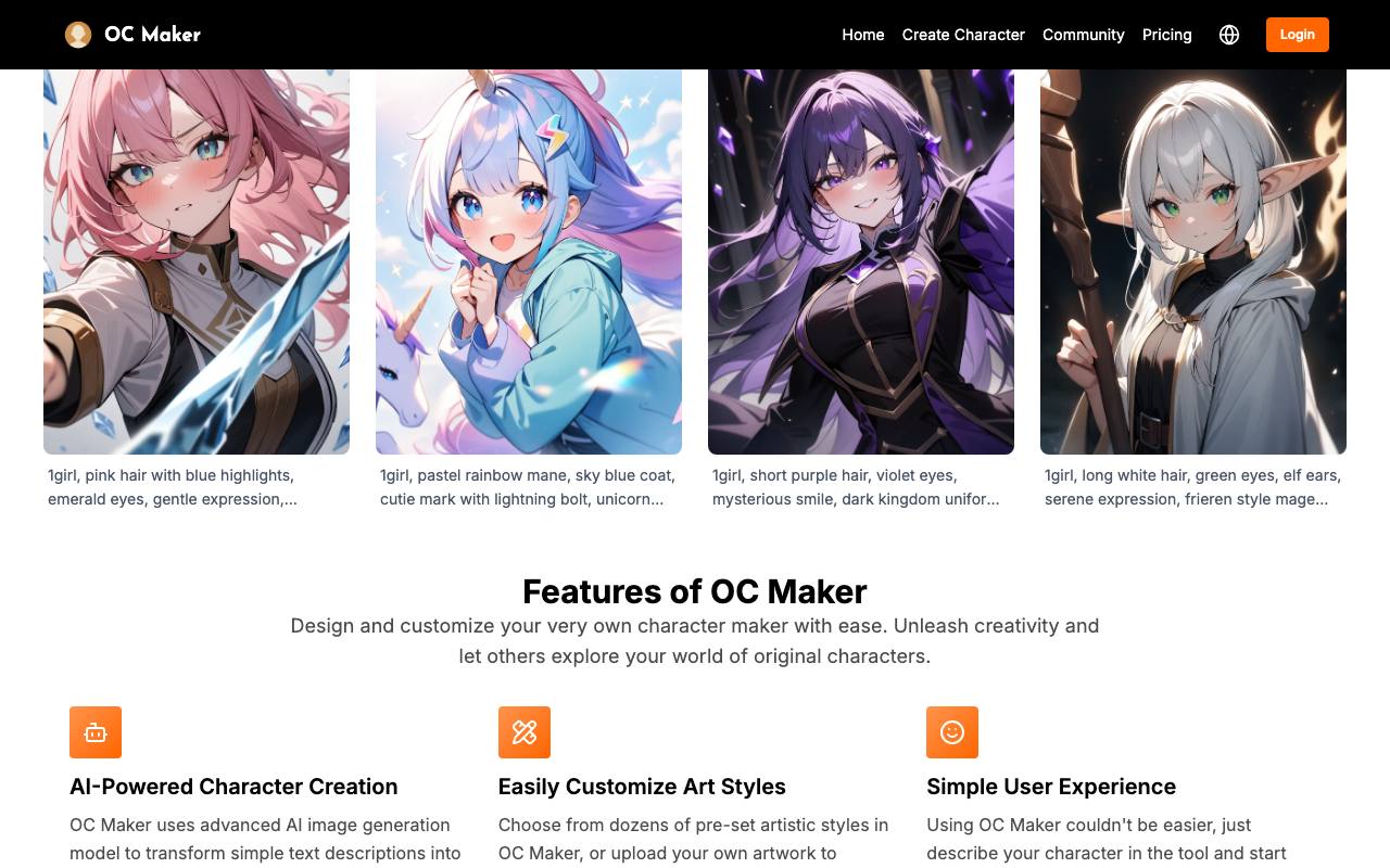 OC Maker 截图 2