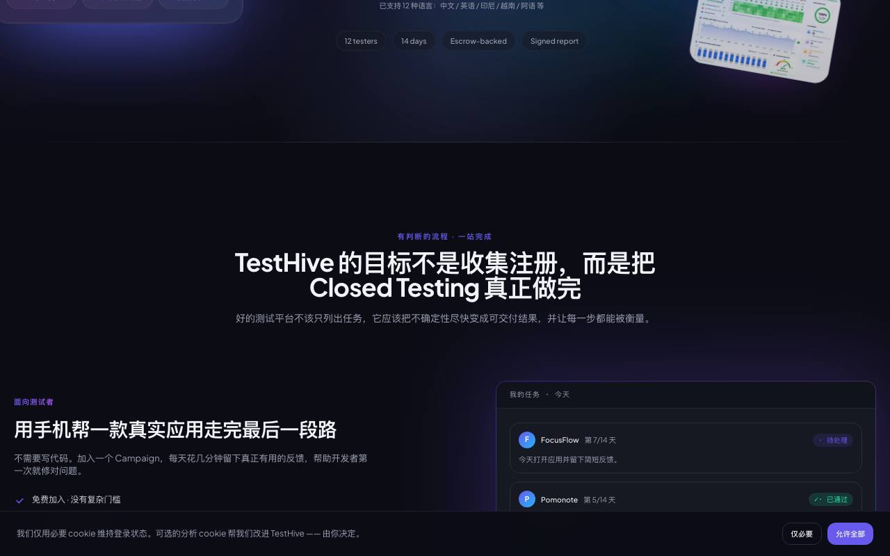 TestHive 截图 2