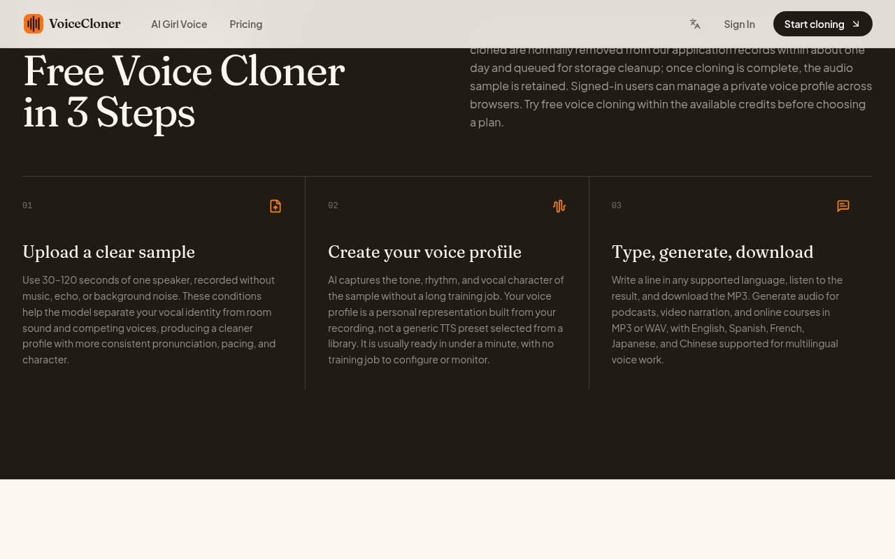 VoiceCloner 截图 3