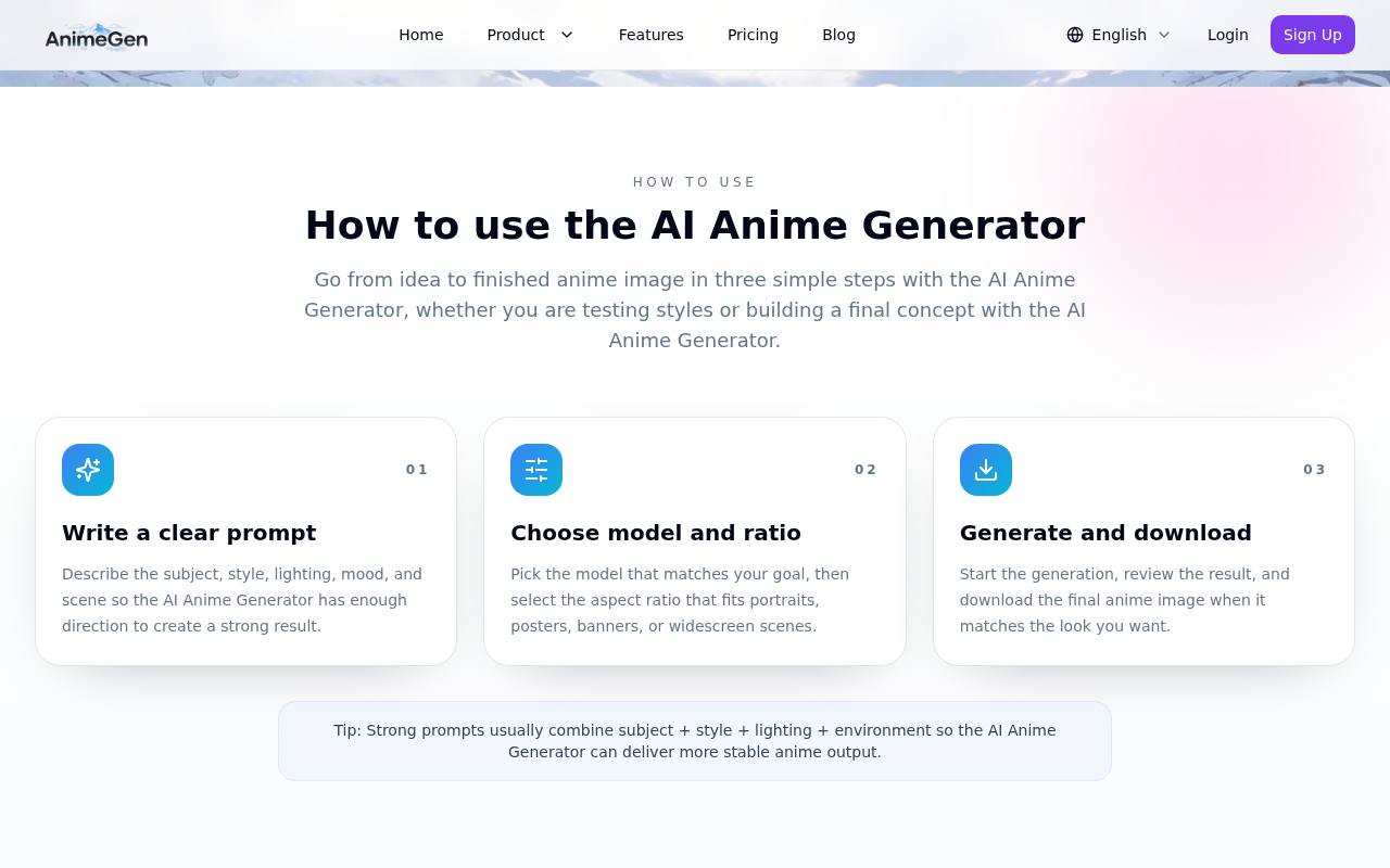 AI Anime Generator 截图 2