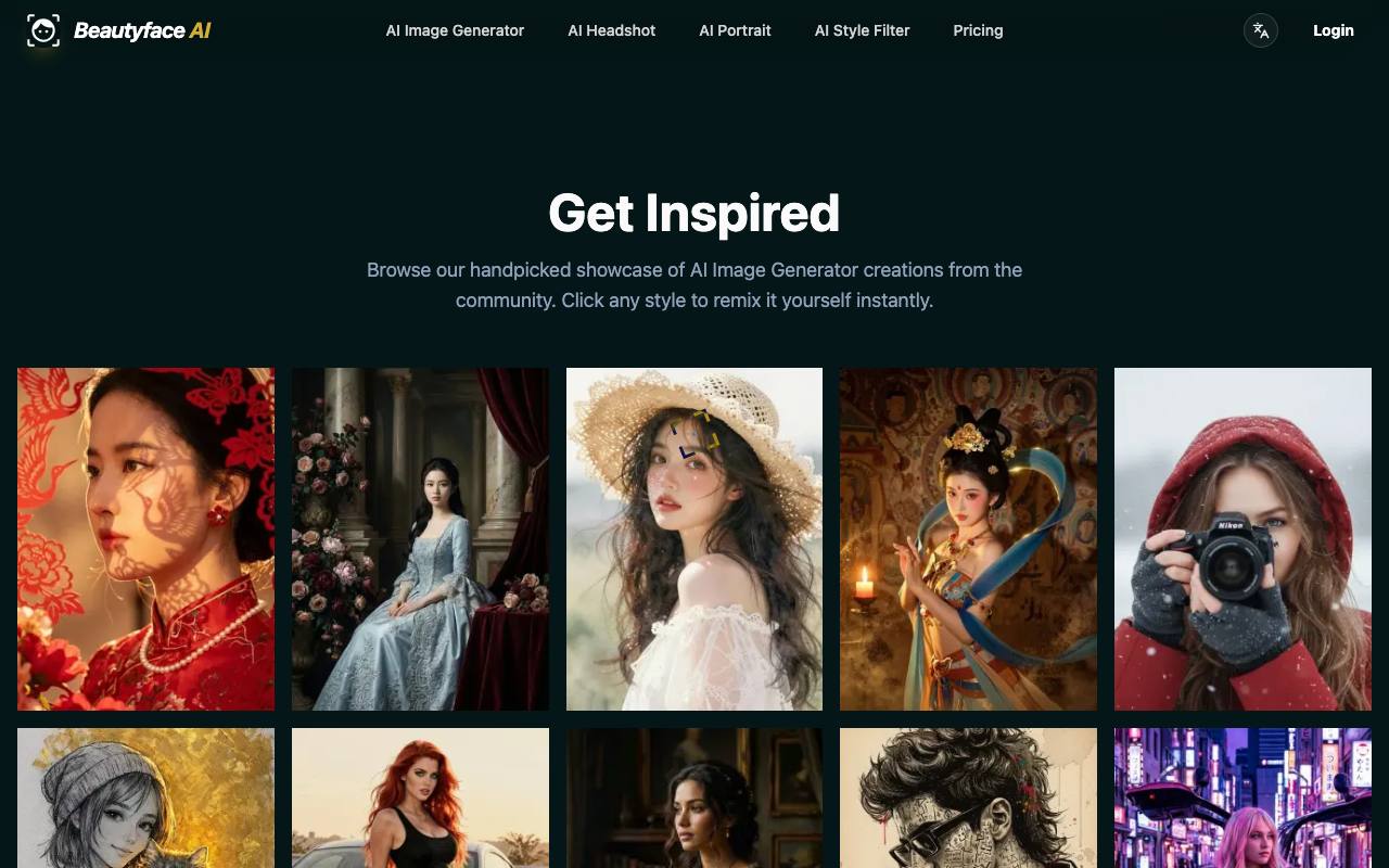 Beautyface AI 截图 2