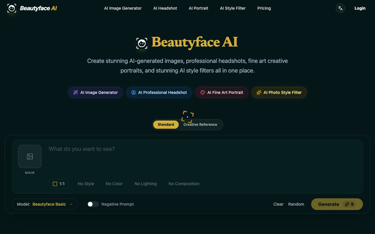 Beautyface AI 截图 1