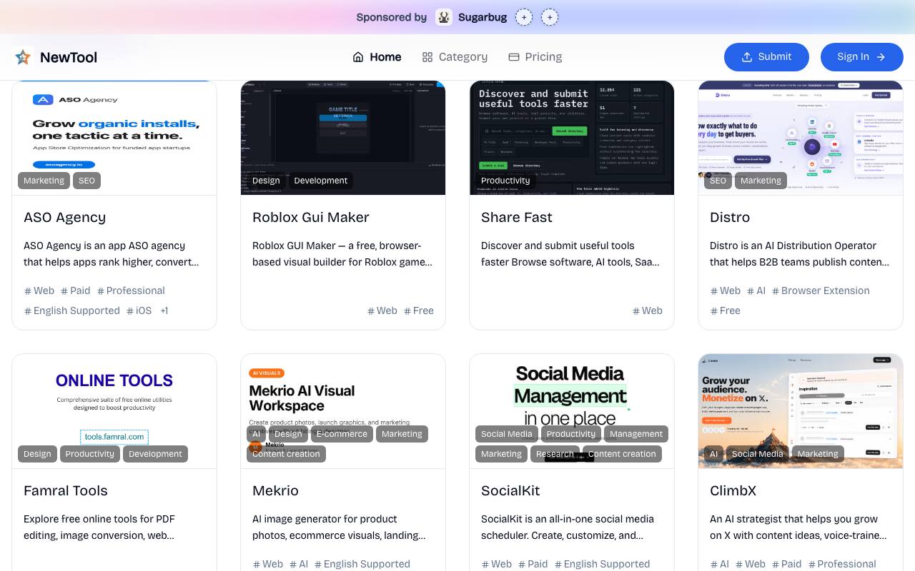 NewTool.site 截图 3
