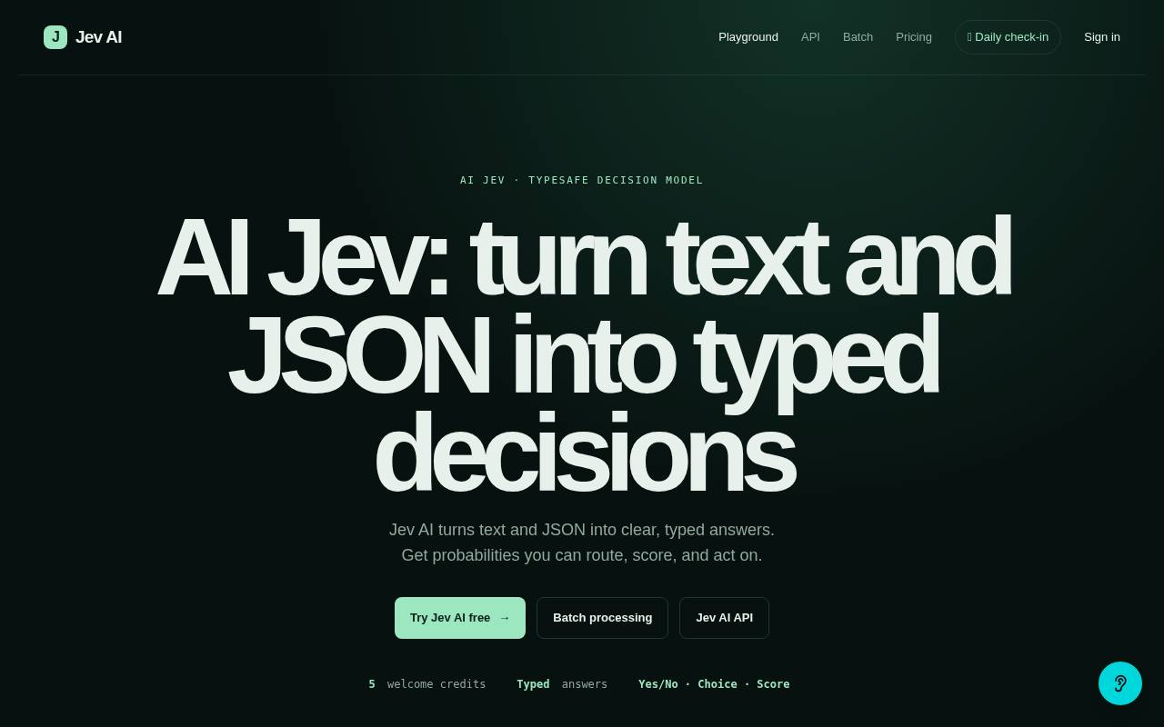 Jev AI 截图 1