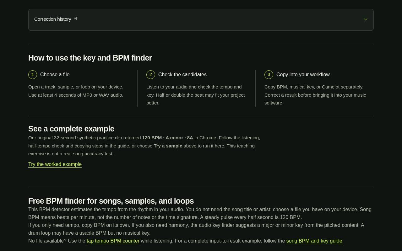 Find Key & BPM 截图 2