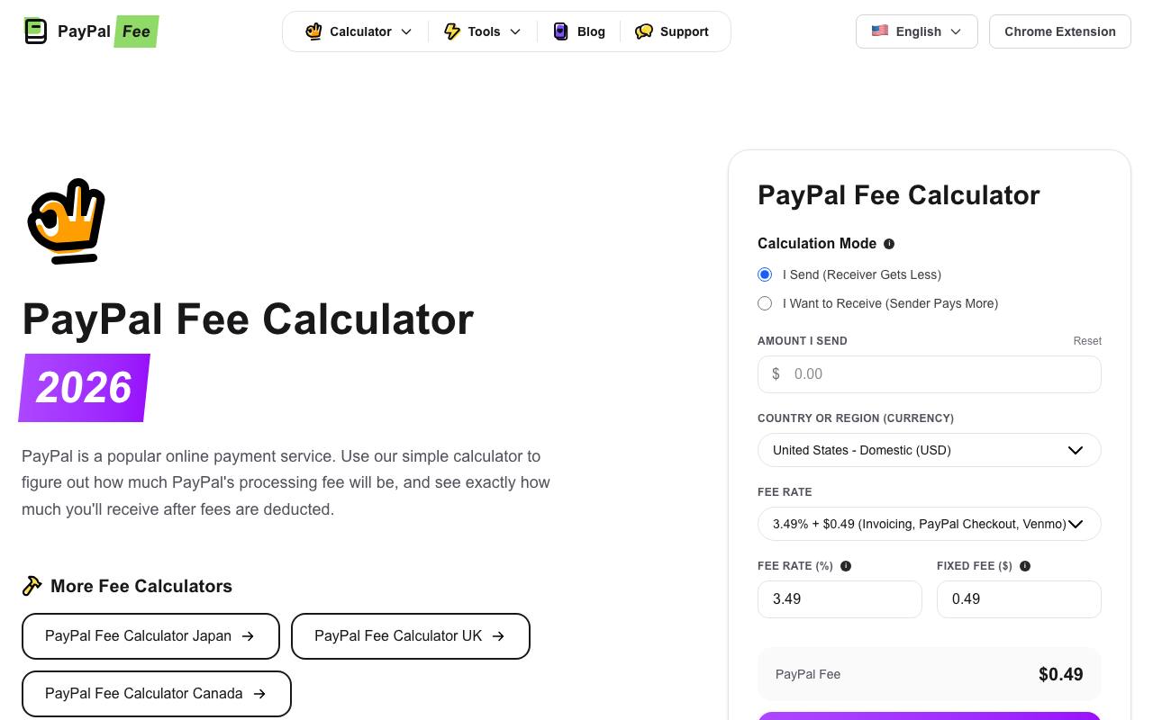 paypalfeecalculator 截图 1