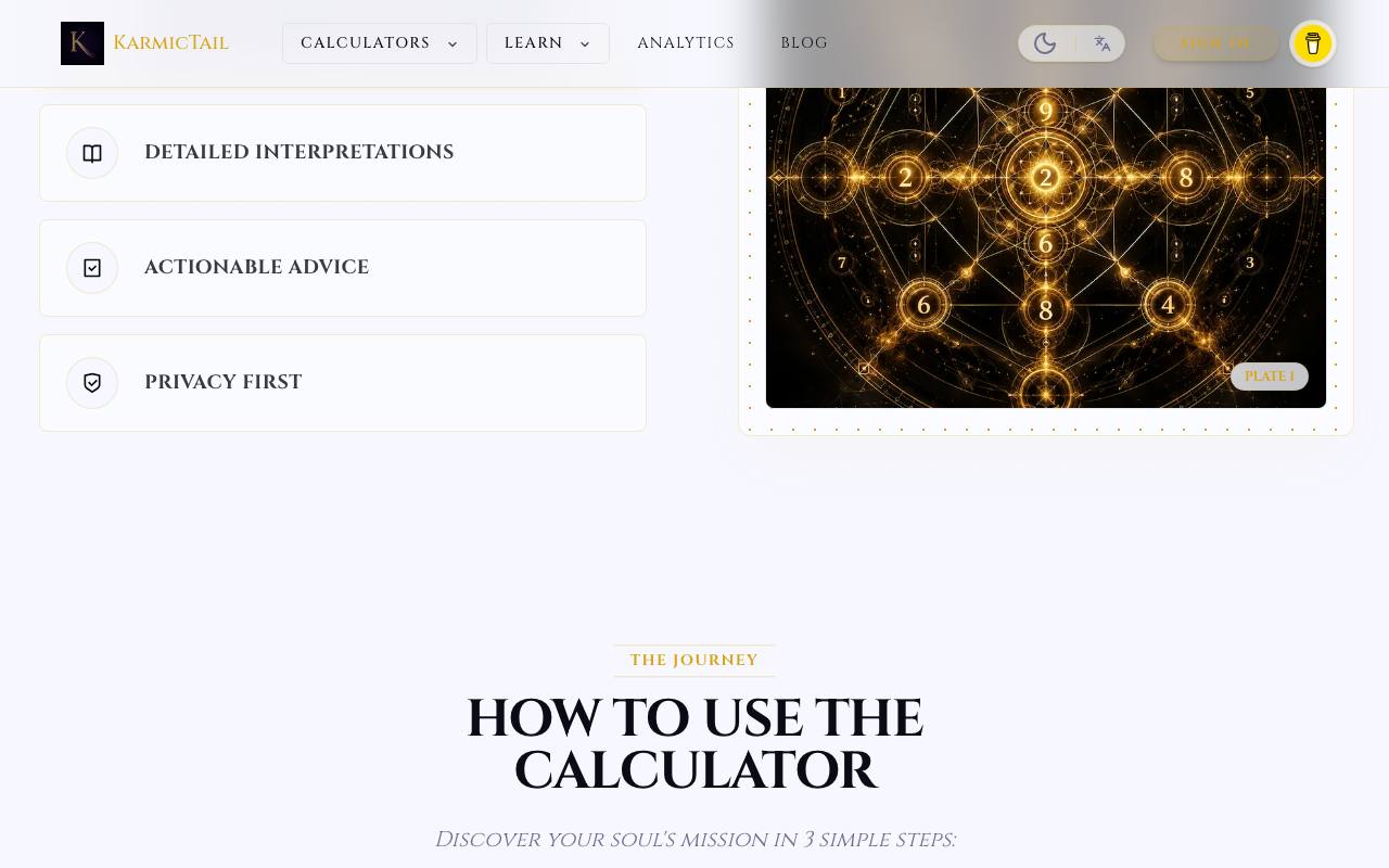 Karmic Tail Calculator 截图 4