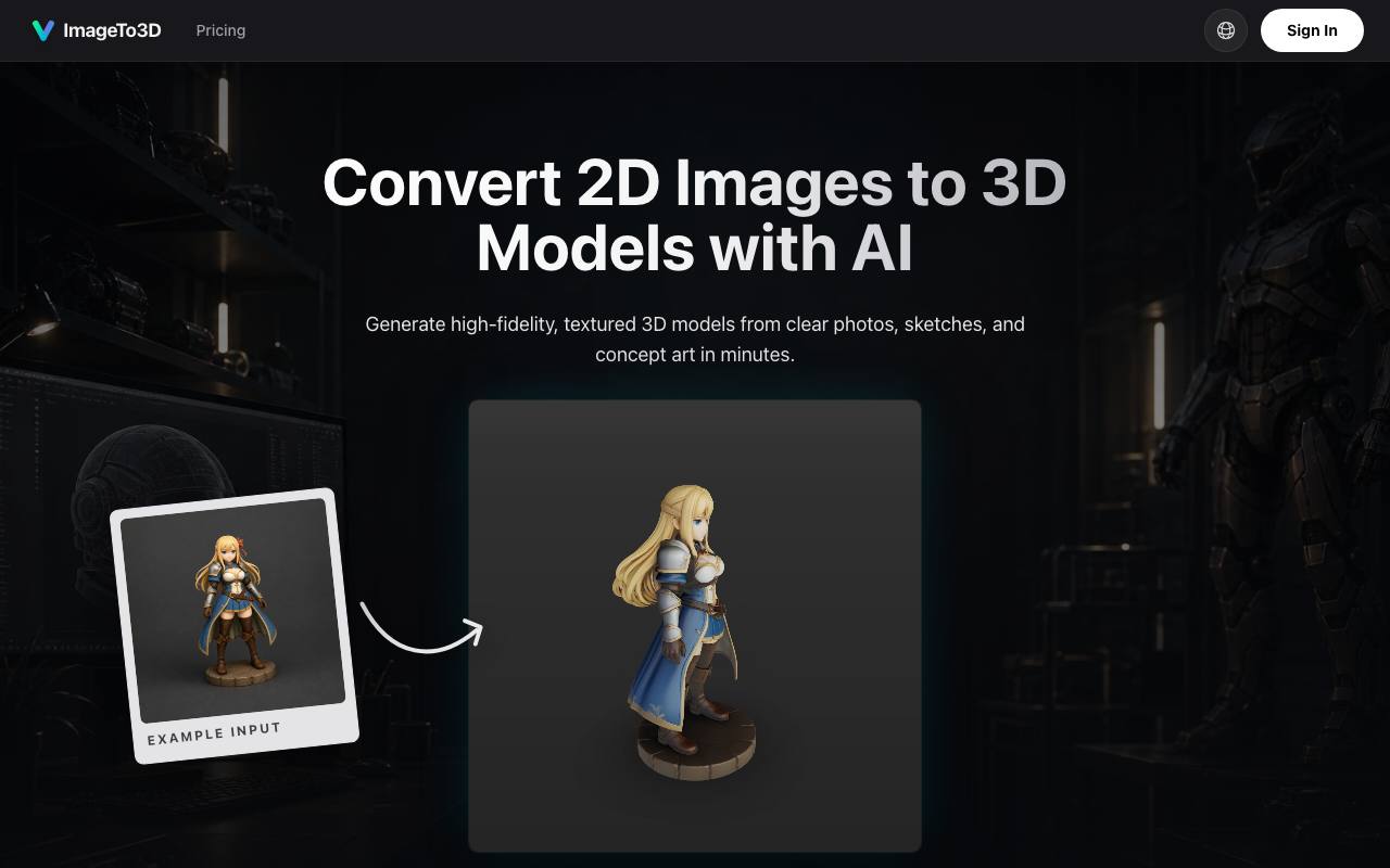 Image To 3D 截图 1