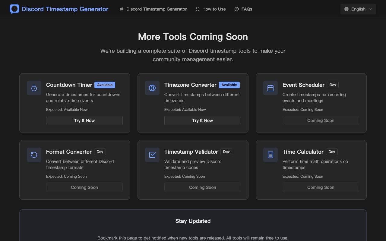 Discord Timestamp Generator 截图 3
