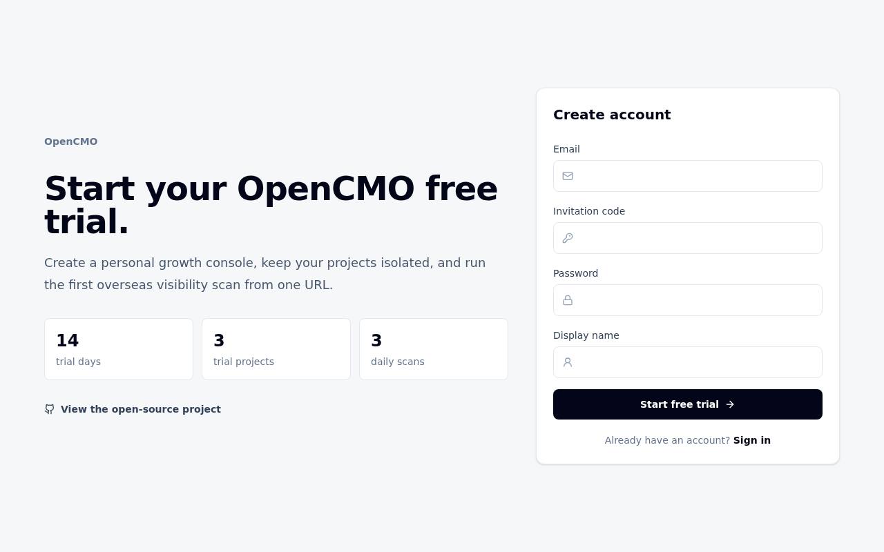 OpenCMO 截图 1