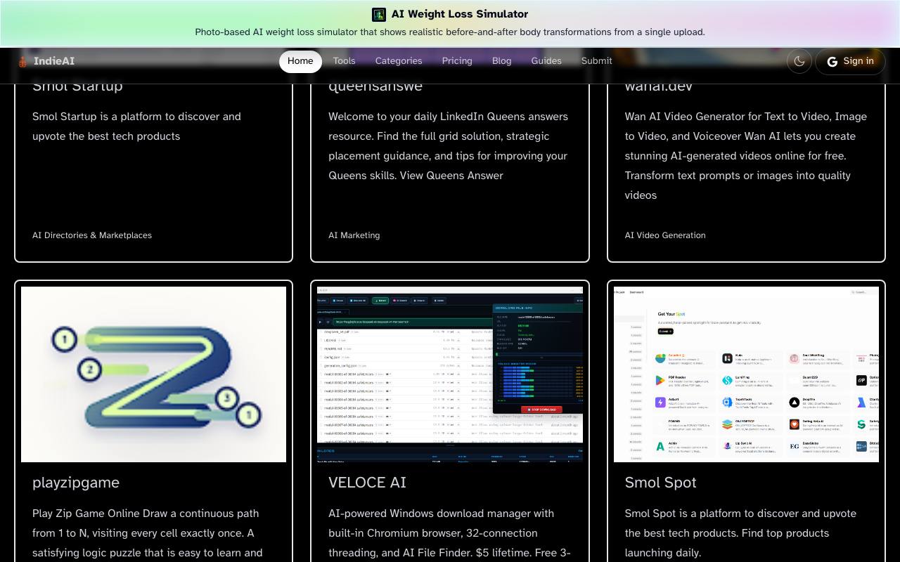 IndieAI Directory 截图 4