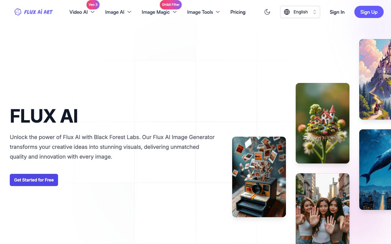 FLUX AI ART 截图 1